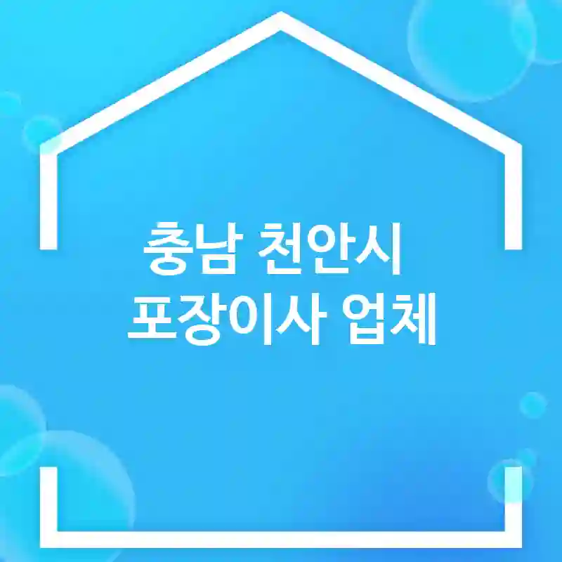 충남 천안시 포장이사 업체 추천 TOP 5｜이삿짐센터, 비용, 보관이사, 반포장, 용달, 원룸, 아파트